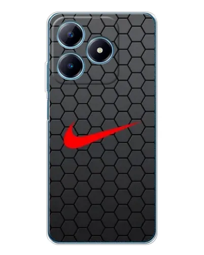 Чохол для Realme C61 з картинкою «Nike — карбонова сітка» Чохол для Realme C61 з картинкою «Nike — карбонова сітка»