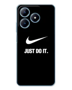 Чохол для Realme C61 з картинкою «Класичний принт Nike»