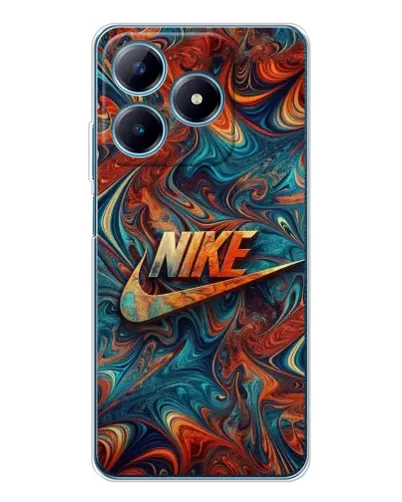 Чохол для Realme C61 з картинкою «Nike в абстракції» Чохол для Realme C61 з картинкою «Nike в абстракції»