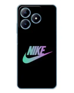 Чохол для Realme C61 з картинкою «Nike — міська ніч»