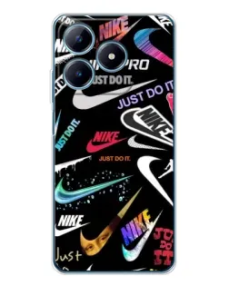 Чехол для Realme C61 с картинкой «Nike — роскошь»