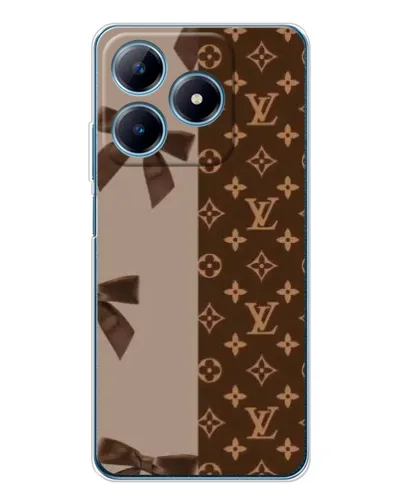 Чехол для Realme C61 с картинкой «Louis Vuitton — банты»