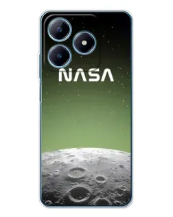 Чохол для Realme C61 з картинкою «NASA — місячний градієнт»