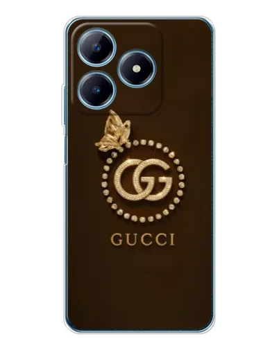 Чохол для Realme C61 з картинкою «Gucci — золотий метелик» Чохол для Realme C61 з картинкою «Gucci — золотий метелик»