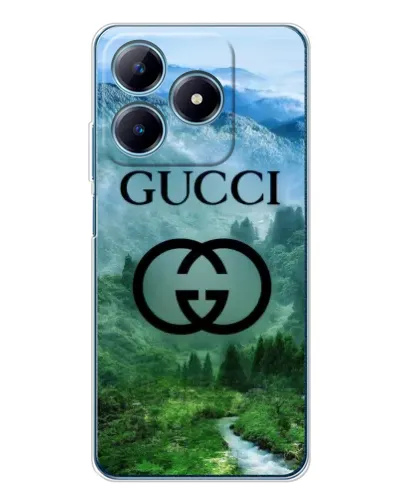Чохол для Realme C61 з картинкою «Gucci — гірський пейзаж» Чохол для Realme C61 з картинкою «Gucci — гірський пейзаж»