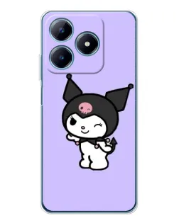 Чехол для Realme C61 с картинкой «Классическая Kuromi»