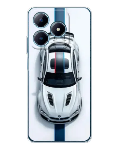 Чохол для Realme C61 з картинкою «Вид зверху — BMW M» Чохол для Realme C61 з картинкою «Вид зверху — BMW M»