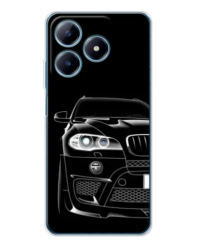 Чохол для Realme C61 з картинкою «Темний силует BMW» Чохол для Realme C61 з картинкою «Темний силует BMW»
