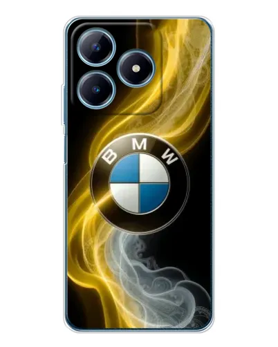 Чохол для Realme C61 з картинкою «Золотистий дим BMW» Чохол для Realme C61 з картинкою «Золотистий дим BMW»