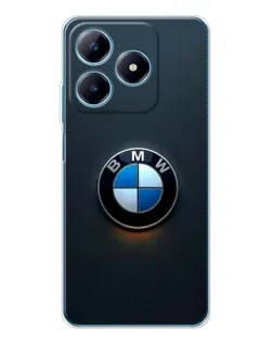 Чохол для Realme C61 з картинкою «Логотип BMW — мінімалізм»