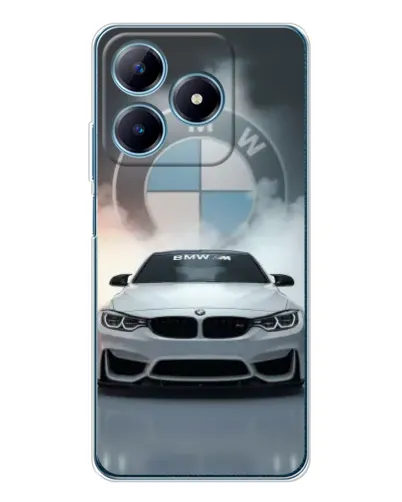 Чохол для Realme C61 з картинкою «BMW в білому диму» Чохол для Realme C61 з картинкою «BMW в білому диму»