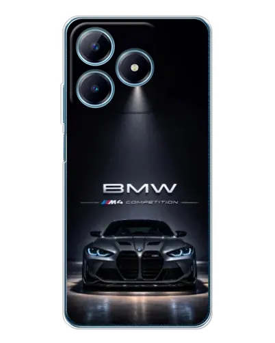 Чохол для Realme C61 з картинкою «BMW крізь нічне місто» Чохол для Realme C61 з картинкою «BMW крізь нічне місто»