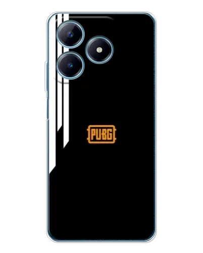 Чохол для Realme C61 з картинкою «PUBG — вертикальні лінії»