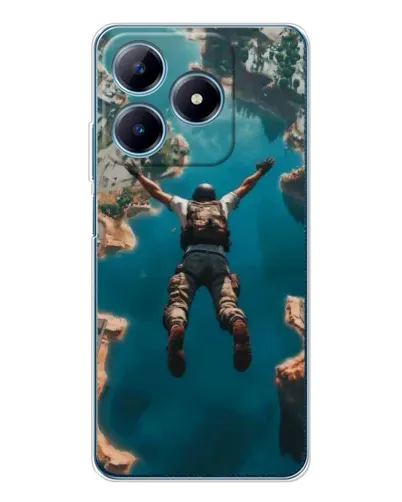 Чохол для Realme C61 з картинкою «PUBG — вільне падіння»