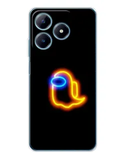 Чохол для Realme C61 з картинкою «Among Us неонове сяйво» Чохол для Realme C61 з картинкою «Among Us неонове сяйво»