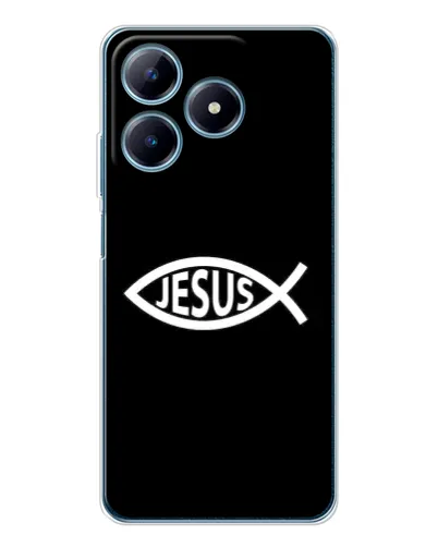 Чехол для Realme C61 с картинкой «Классический Jesus»