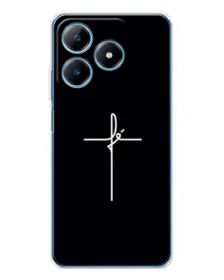 Чехол для Realme C61 с картинкой «Тонкий крест»