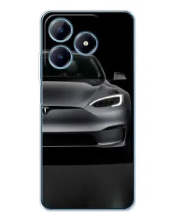 Чохол для Realme C61 з картинкою «Tesla Model S Look»