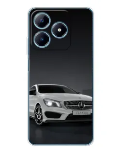 Чохол для Realme C61 з картинкою «Mercedes AMG GT Silver»
