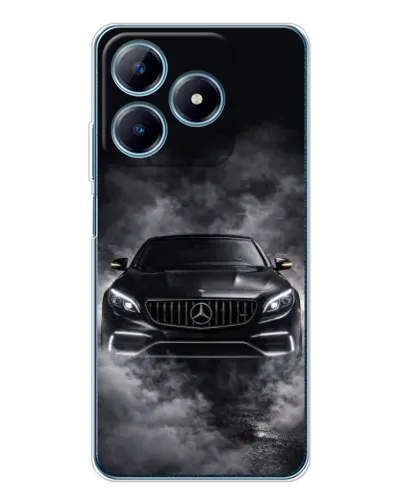 Чохол для Realme C61 з картинкою «Mercedes у диму» Чохол для Realme C61 з картинкою «Mercedes у диму»