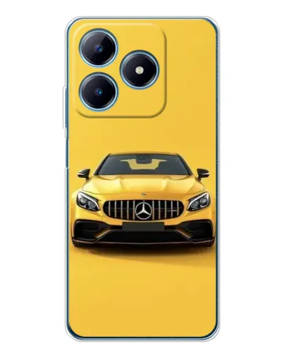 Чохол для Realme C61 з картинкою «Жовтий Mercedes GT» Чохол для Realme C61 з картинкою «Жовтий Mercedes GT»