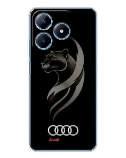 Чохол для Realme C61 з картинкою «Графіка — пантера та Audi» Чохол для Realme C61 з картинкою «Графіка — пантера та Audi»