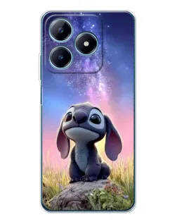 Чехол для Realme C61 с картинкой «Стич на рассвете» Чехол для Realme C61 с картинкой «Стич на рассвете»