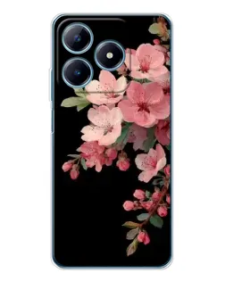 Чохол для Realme C61 з картинкою «Рожева гілка сакури»