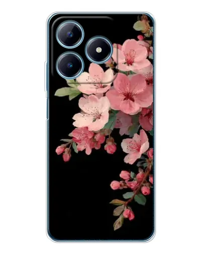 Чохол для Realme C61 з картинкою «Рожева гілка сакури»