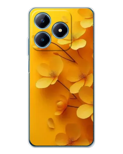 Чохол для Realme C61 з картинкою «Золоті пелюстки»