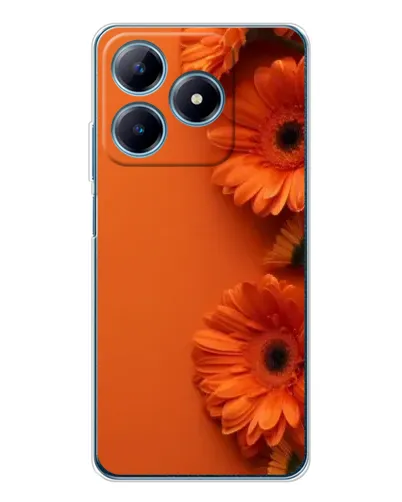 Чохол для Realme C61 з картинкою «Помаранчеві гербери»