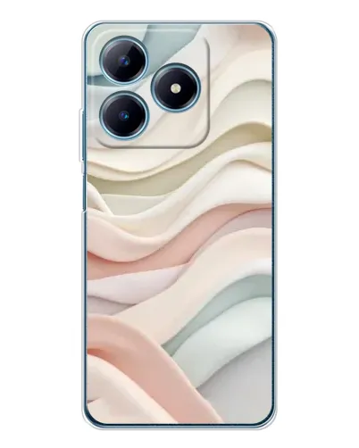 Чехол для Realme C61 с картинкой «Пастельные нежные волны» Чехол для Realme C61 с картинкой «Пастельные нежные волны»