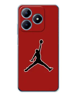 Чохол для Realme C63 4G з картинкою «Jordan Red Back»