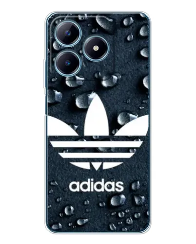 Чохол для Realme C63 4G з картинкою «Adidas Trefoil Blue»