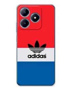 Чохол для Realme C63 4G з картинкою «Ретро блоки Adidas»