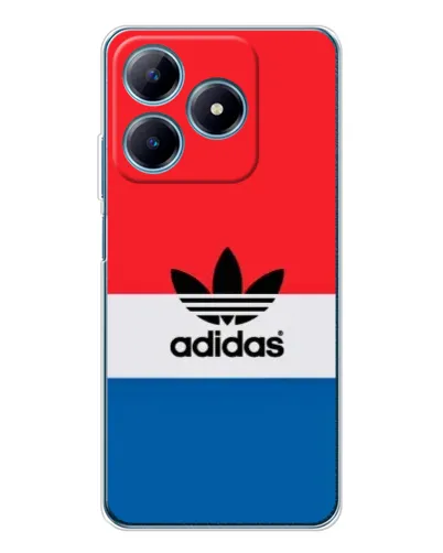 Чохол для Realme C63 4G з картинкою «Ретро блоки Adidas»