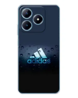 Чохол для Realme C63 4G з картинкою «Adidas Water Drops»