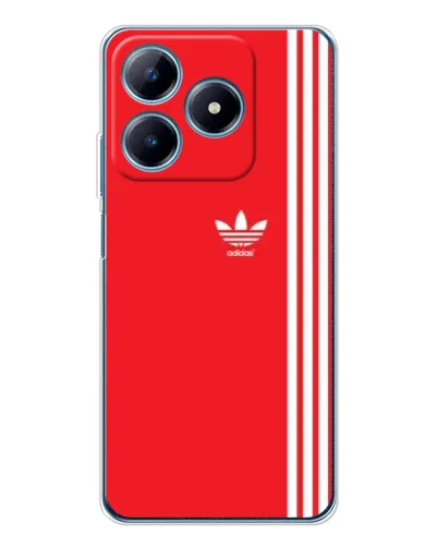 Чохол для Realme C63 4G з картинкою «Червоний мінімалізм Adidas»