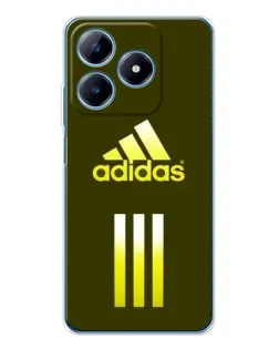 Чохол для Realme C63 4G з картинкою «Оливковий градієнт Adidas»