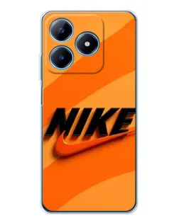 Чохол для Realme C63 4G з картинкою «Помаранчевий драйв Nike» Чохол для Realme C63 4G з картинкою «Помаранчевий драйв Nike»