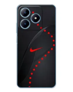 Чохол для Realme C63 4G з картинкою «Абстрактний дизайн Nike»