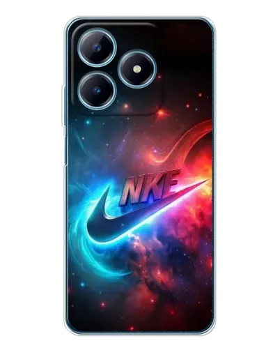 Чохол для Realme C63 4G з картинкою «Вогняний логотип Nike»