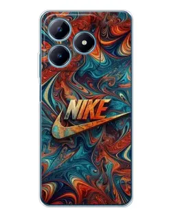 Чохол для Realme C63 4G з картинкою «Nike в абстракції»