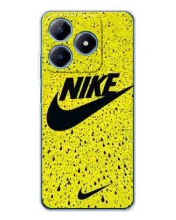 Чохол для Realme C63 4G з картинкою «Жовтий текстурний Nike»