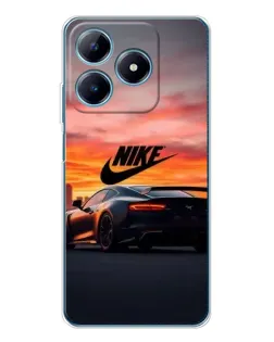 Чохол для Realme C63 4G з картинкою «Nike та суперкар»