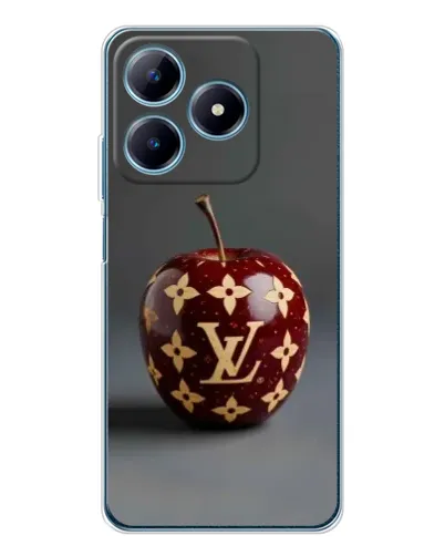 Чохол для Realme C63 4G з картинкою «Червоне яблуко LV»
