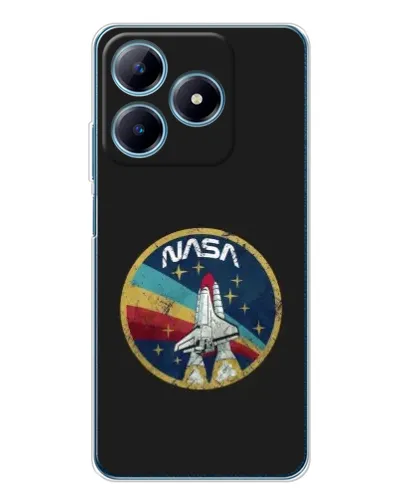Чохол для Realme C63 4G з картинкою «NASA — емблема місії»