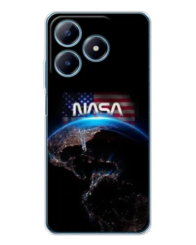 Чохол для Realme C63 4G з картинкою «Земля з космосу NASA»
