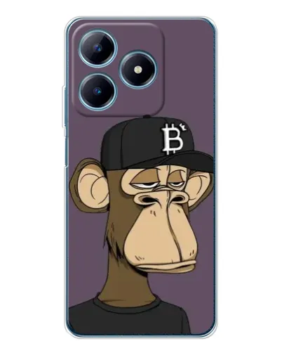 Чохол для Realme C63 4G з картинкою «Bored Ape в кепці»