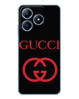 Чохол для Realme C63 4G з картинкою «Gucci — червоний логотип»